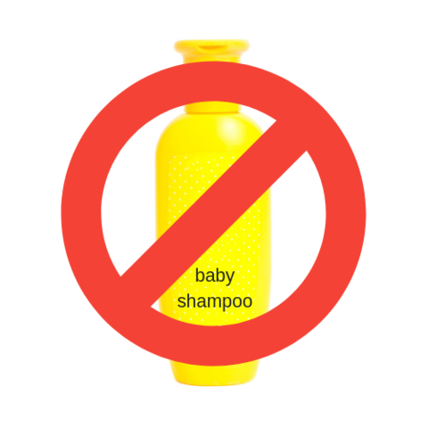 Varför du inte ska använda babyschampo som rengöring